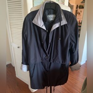 Women's Black Jacket, perfect for those chilly days, waterproof